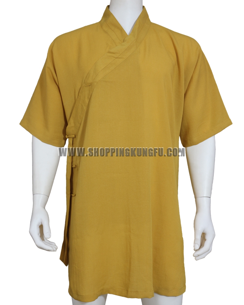 Jiaolin Robe custom make cotton linen wudang taoist robe shaolin buddhist kung fu jacket